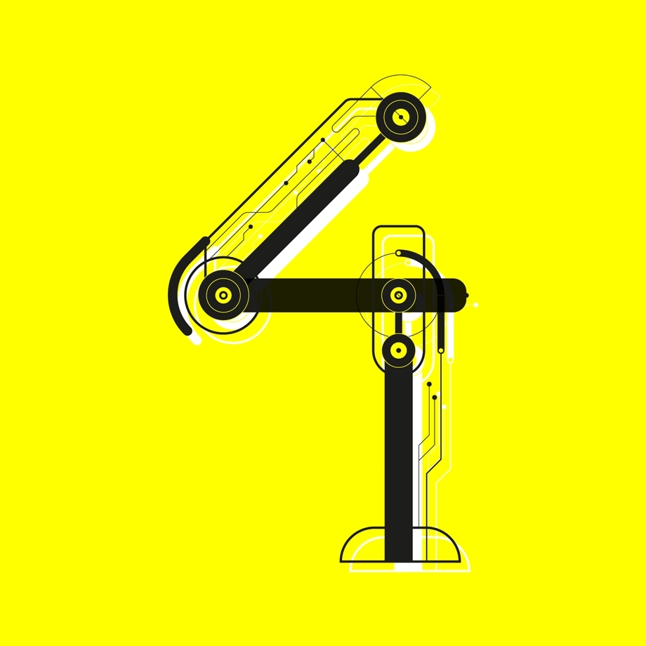 Vektorillustrationen von Kapitelzahlen #4